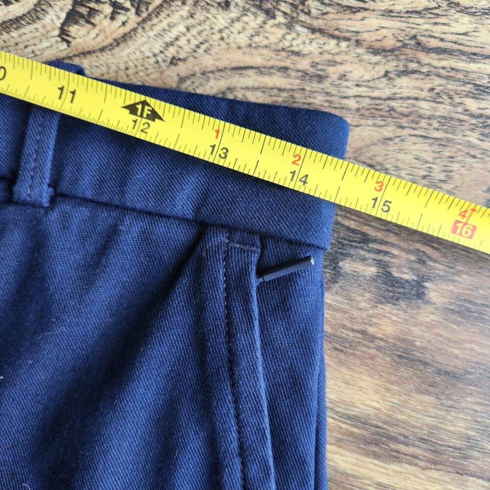NWT SPANX Supersmooth Stretch Twill Straight Pant Zip-Pocket Timeless Navy - Picture 12 of 15